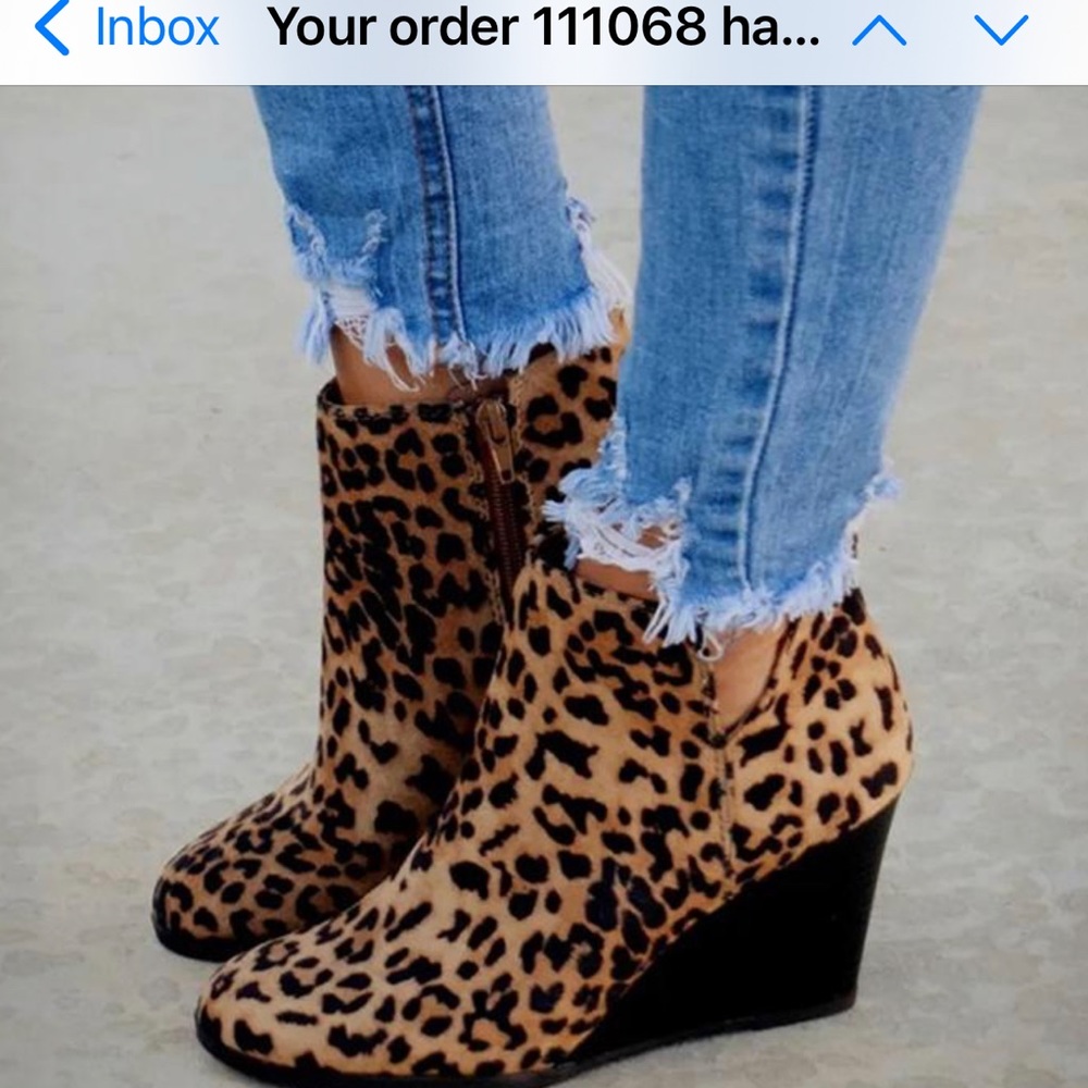 Leopard print Ankle Boot